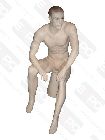 Detail produktu P�nsk� figur�na sed�c� t�lov� barvy.
