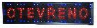 Detail produktu Informa�n� display s LED diodami OTEV�ENO