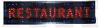 Detail produktu Informa�n� display s LED diodami RESTAURANT