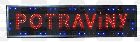 Detail produktu Informa�n� display s LED diodami POTRAVINY