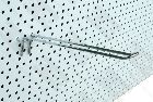 Detail produktu Euro háček 30cm na děrovaný panel.