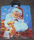 Detail produktu Tašky s motivem Vánoce 43x50cm se 2 uchy.SANTA se ZVONKEM