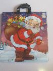 Detail produktu Tašky s motivem Vánoce 43x50cm se 2 uchy.SANTA s dárečky