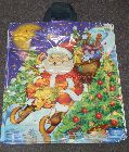 Detail produktu Tašky s motivem Vánoce 43x50cm se 2 uchy.SANTA na saních