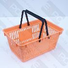 Detail produktu Plastov� n�kupn� ko��k se 2 dr�adly. Oran�ov�