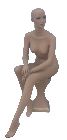 Detail produktu D�msk� sedic� figur�na.