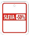 Detail produktu Visaky-50%, erven barva.