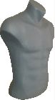 Detail produktu figurína Torzo pánské šedé