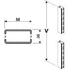 Detail produktu Stojina oboustrann 60x30mm, 260cm