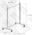 Detail produktu tendr Stojan pojzdn rm oboustrann 140x66