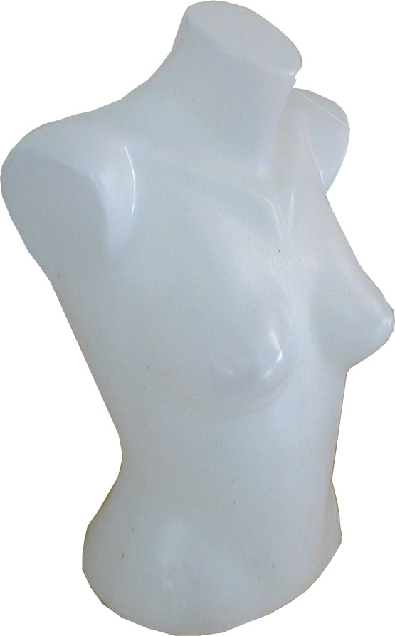 Detail produktu figurína Bysta dámská bílá