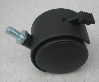Detail produktu Plastové kolečko s brzdou.