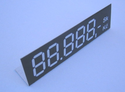 Detail produktu DIGI Cenovky oboustranné šířka 68mm.