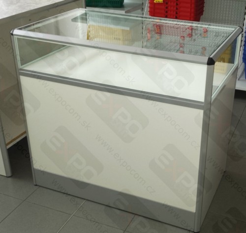 Detail produktu Prodejní pult prosklený D100xH60xV90cm