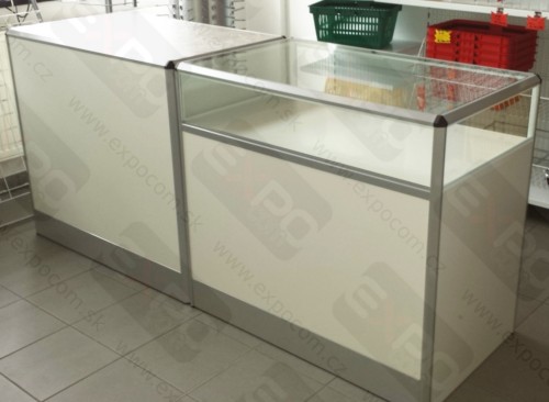Detail produktu Prodejní pult kombinovaný D200xH60xV90cm