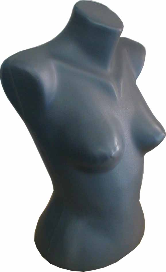 Detail produktu Figurína Torzo bysta dámská šedá