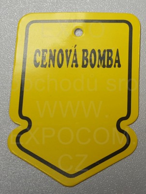 Detail produktu Visaky ipka 10,5x15cm CENOV BOMBA lut