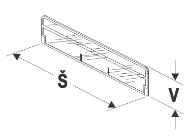 Detail produktu Dltko nzk plast ir 30cm