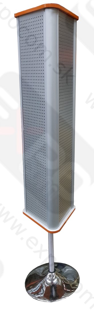 Detail produktu Otočný 3-boký stojan s děr. panely.